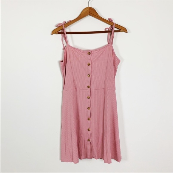 Topshop Button Down Mini Dress, New - Picture 2 of 7